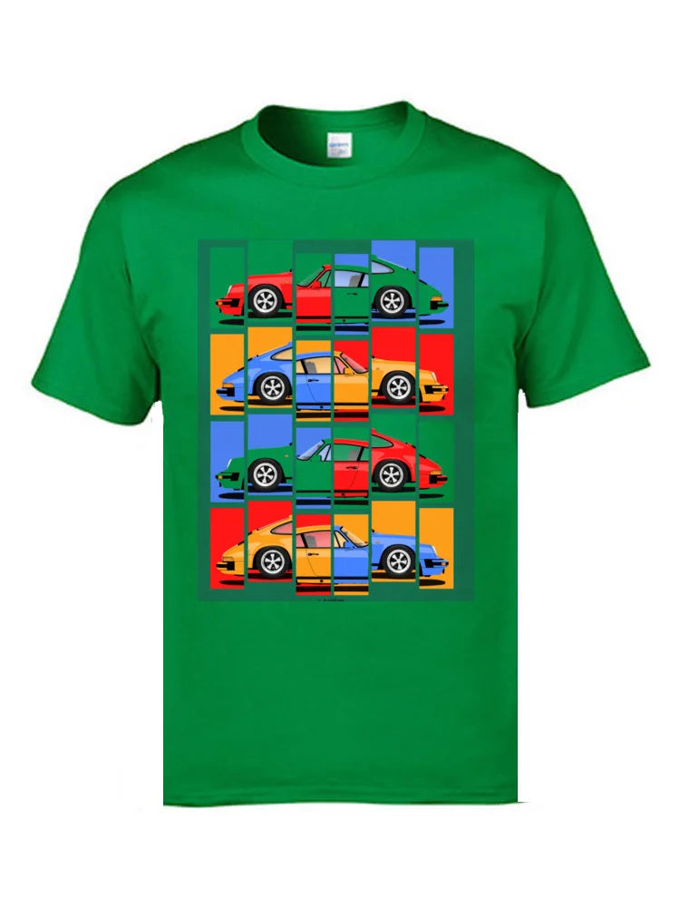 Japanese T-Shirts Car Styling Cool Men's T-Shirt - Plus Size Cotton Tee-Shirt