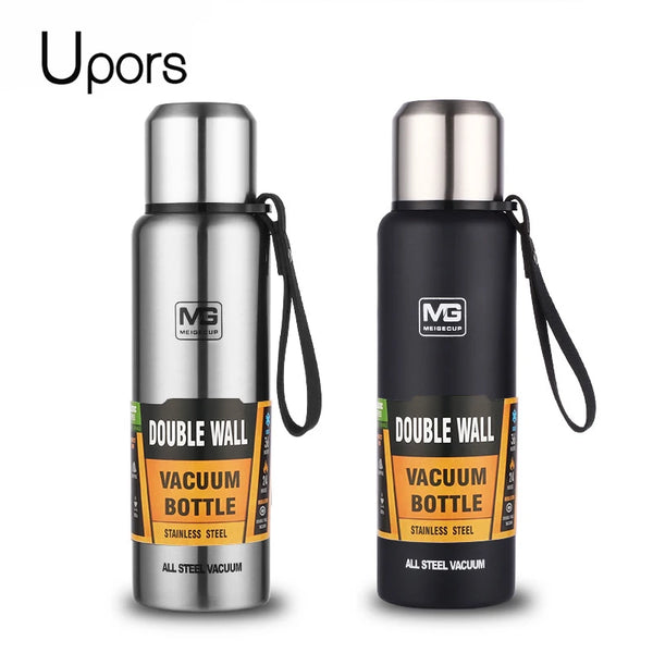 Upors Large Capacity Stainless Steel Thermos Portable Vacuum Flask