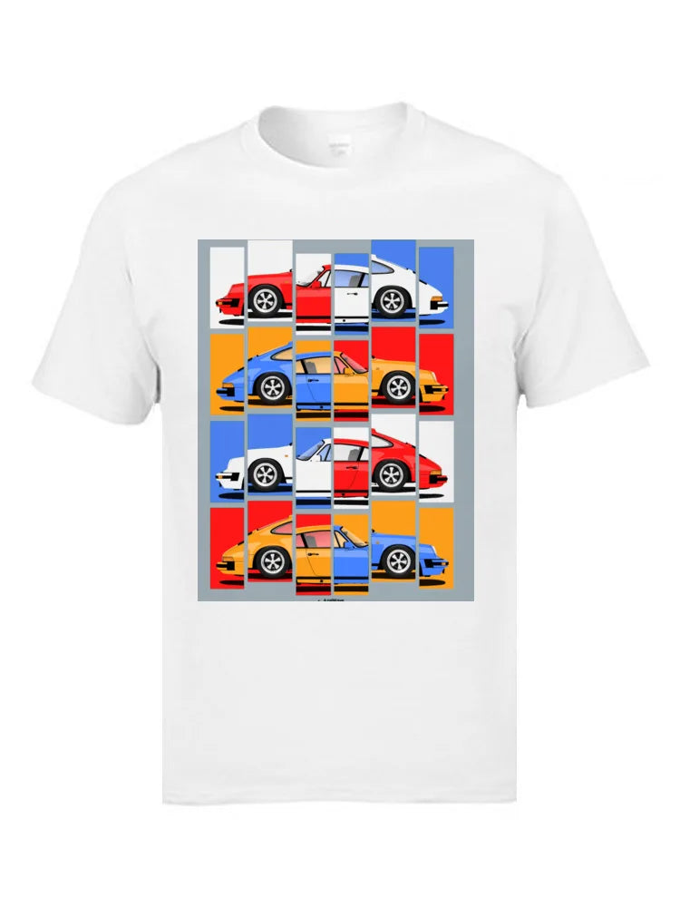 Japanese T-Shirts Car Styling Cool Men's T-Shirt - Plus Size Cotton Tee-Shirt