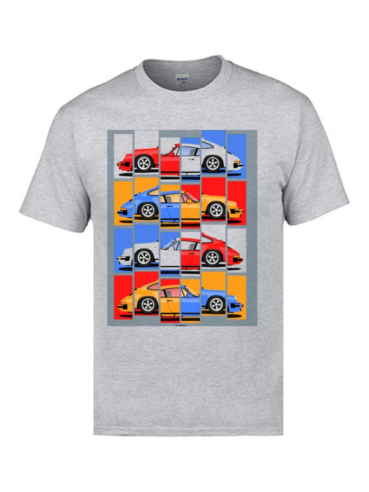 Japanese T-Shirts Car Styling Cool Men's T-Shirt - Plus Size Cotton Tee-Shirt