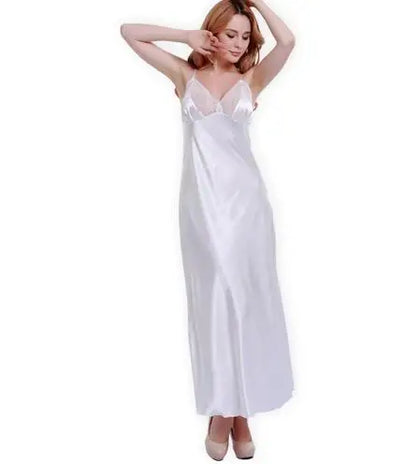 Women's Summer Long Nightgown - Sexy V-Neck Sleepwear Dress