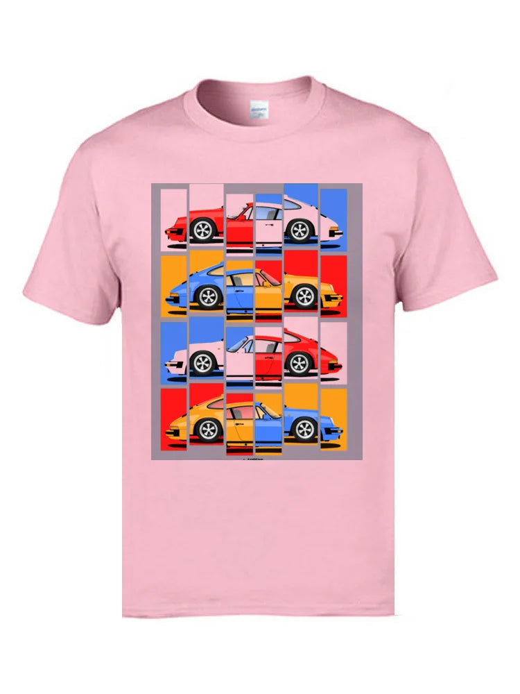 Japanese T-Shirts Car Styling Cool Men's T-Shirt - Plus Size Cotton Tee-Shirt