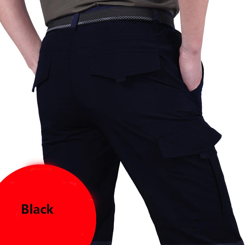 Men's Tactical Cargo Pants - Waterproof & Quick Dry