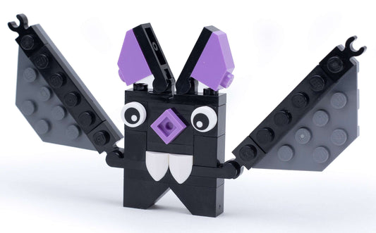 Halloween Bat made using LEGO parts