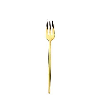Gold Cutlery Set Forks Spoons Knives Tableware Steel Cutlery Set Stainless Steel Dinnerware Set Spoon Knife Fork Custom Logo