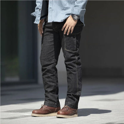 Elasticity Cargo Jeans Men - Waterproof Tactical Trousers with Multi-Pockets