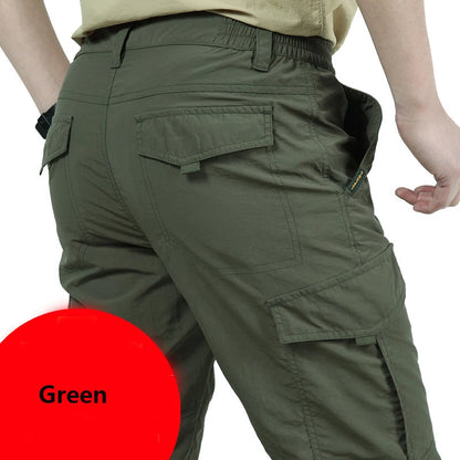Men's Tactical Cargo Pants - Waterproof & Quick Dry