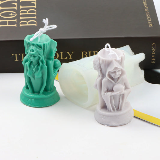 Ancient Goddess Silicone Mold - Aromatherapy & Candle Crafting Tool
