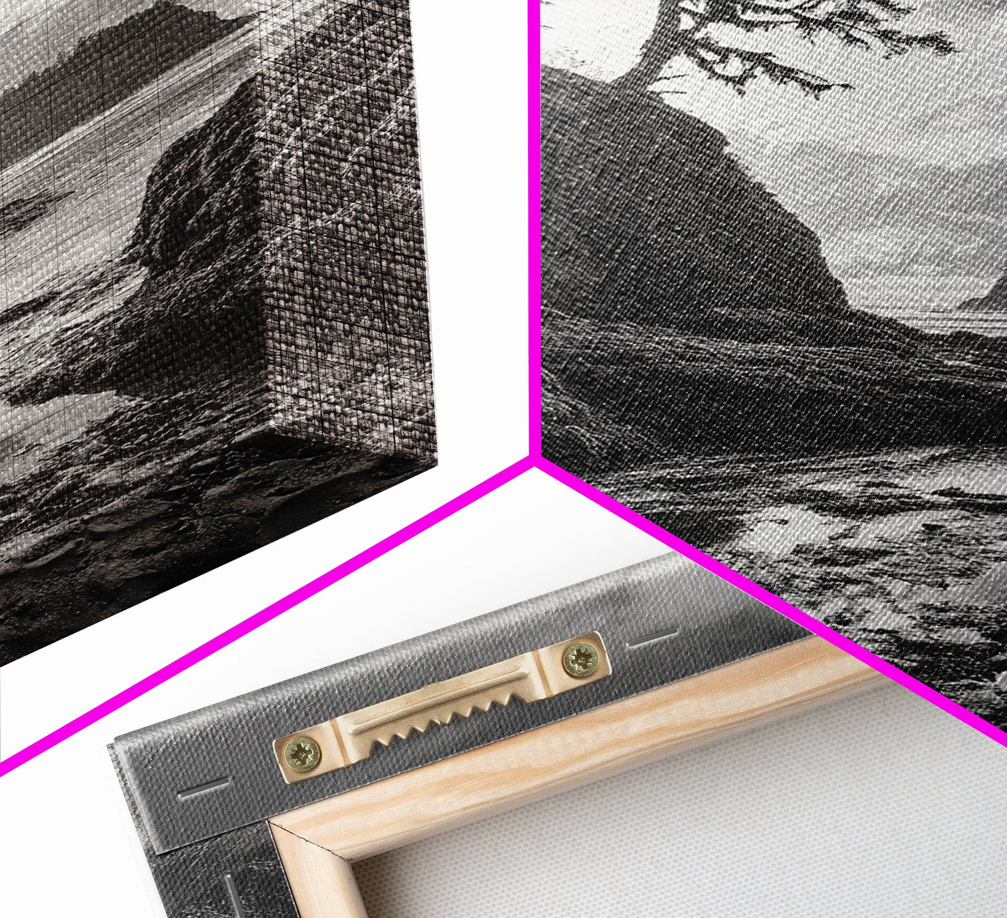 Seastack View, Dramatic Cliff, Ocean Rock Formations, Living Room Wall Art