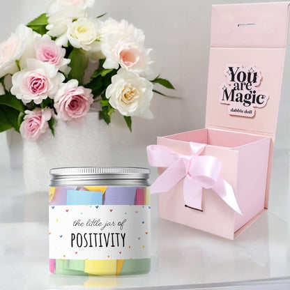 The Positivity Jar: Uplifting Quotes & Daily Affirmations Gift Box Set
