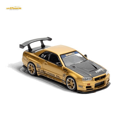 Inno64 TOP SECRET R34 GT-R - Gold 1:64