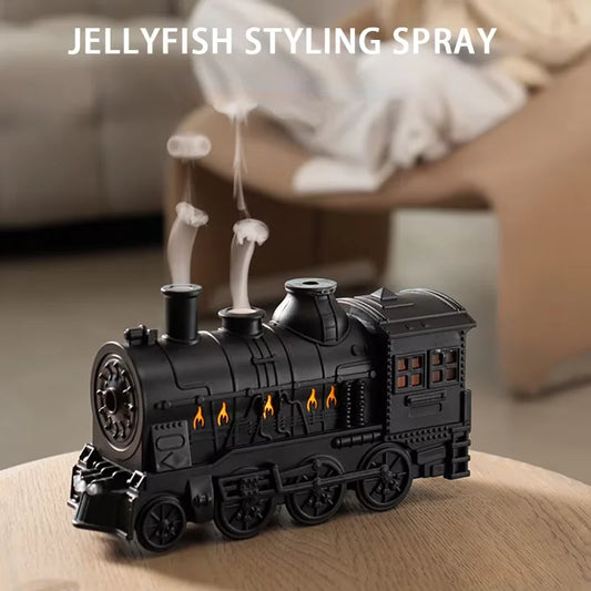 Mini Train Shape Aromatherapy Diffuser with LED Lamp