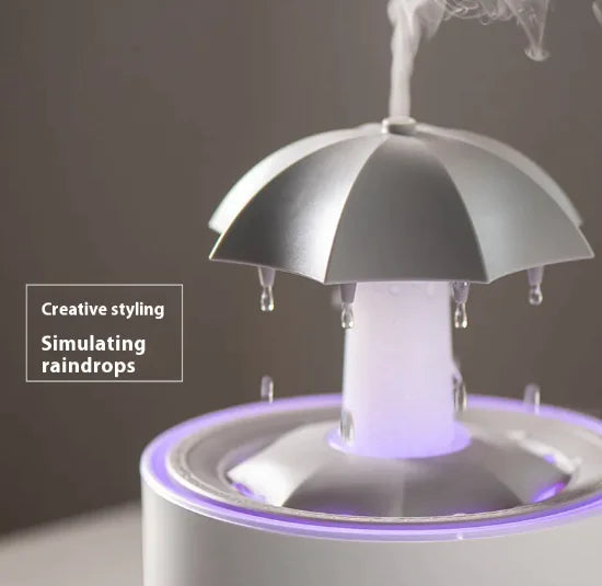 Rotating Aroma Humidifier | LED Mist Diffuser