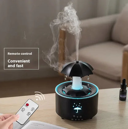 Rotating Aroma Humidifier | LED Mist Diffuser