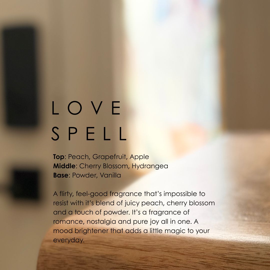 Love Spell Car Diffuser - Sweet, Floral & Flirty