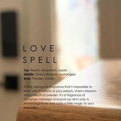 Love Spell Car Diffuser - Sweet, Floral & Flirty
