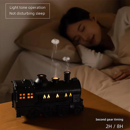 Mini Train Shape Aromatherapy Diffuser with LED Lamp