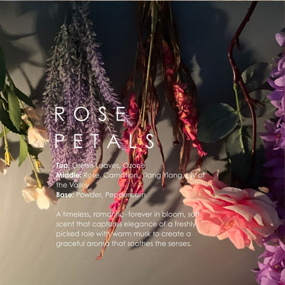 Rose Petals Soy Candle – Classic, Romantic & Elegant Floral