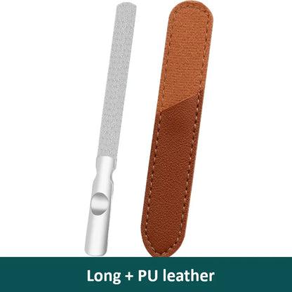 Stainless Steel Nail File | Double-Sided Manicure Tool