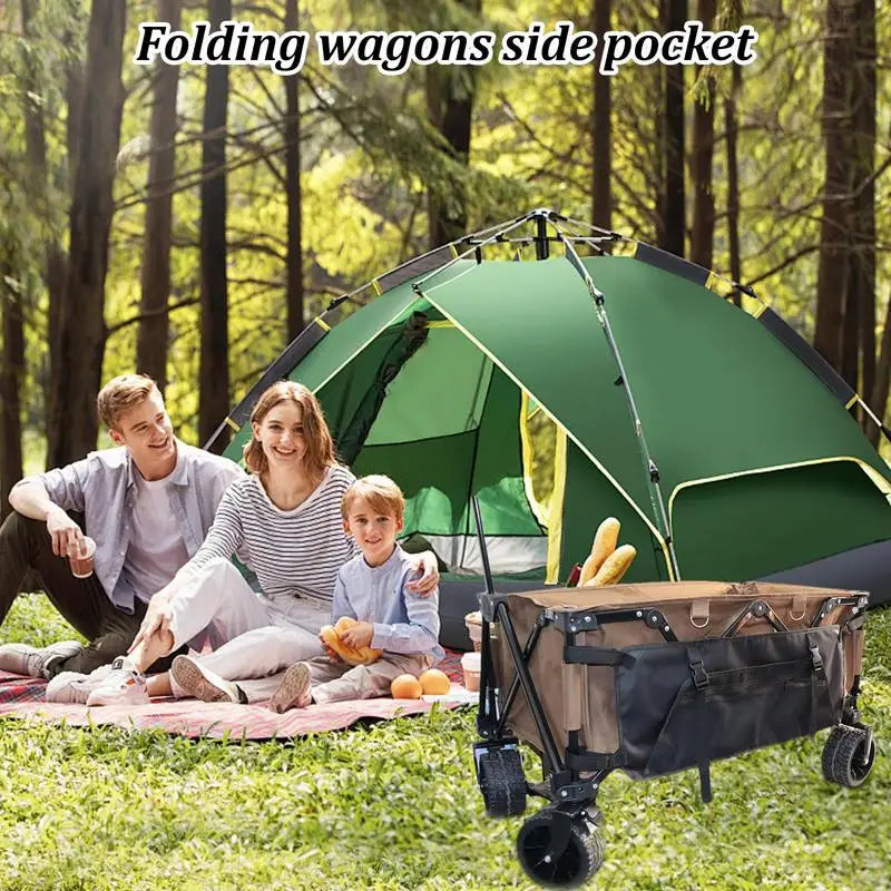 Foldable 600D Oxford Cart Side Pocket – Large Capacity