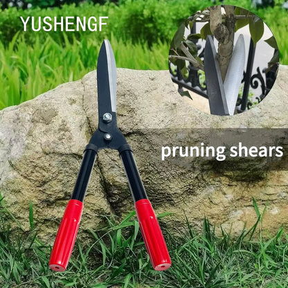 Red Portable Bypass Pruning Shears