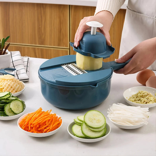 9-in-1 Vegetable Cutter | Multi-functional Grater & Shredder