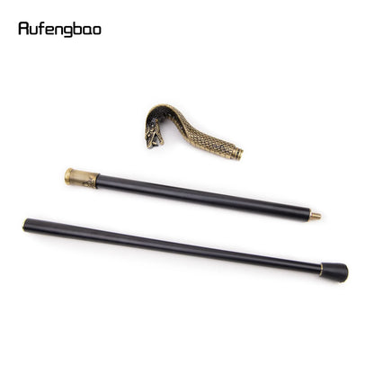 Bronze Snake Handle Walking Stick | Decorative Cane