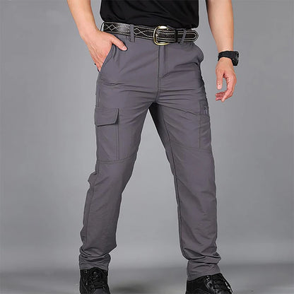 Men's Tactical Cargo Pants - Waterproof & Wear-Resistant Outdoor Trousers