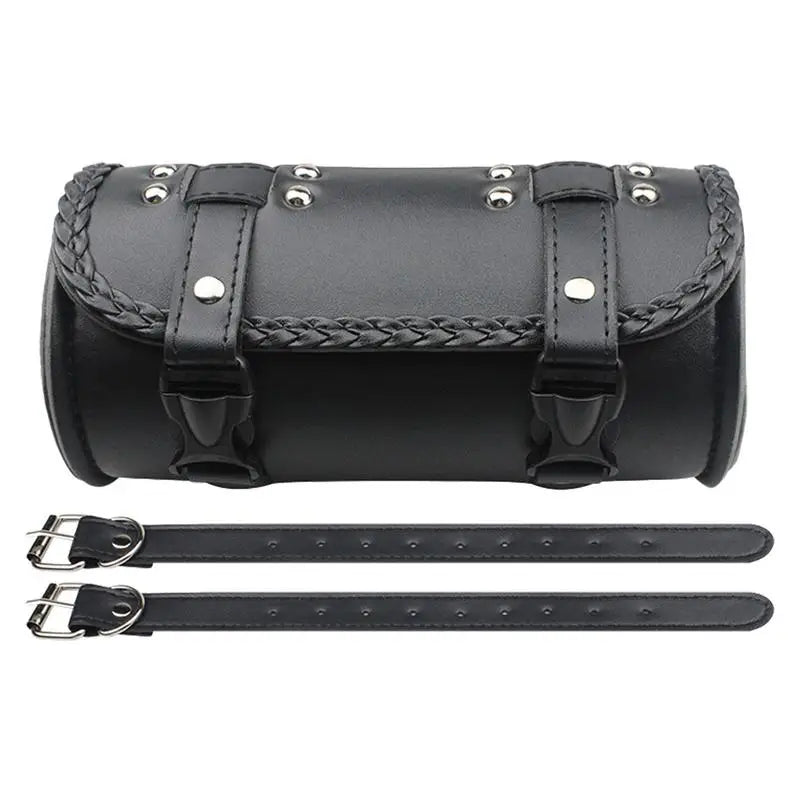 Vintage PU Leather Motorcycle Tool Bag – Waterproof Storage