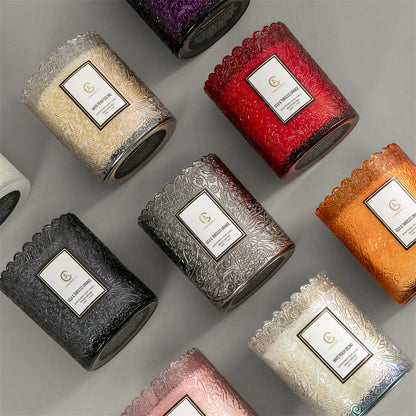 Luxury Scented Soy Candle - Natural Essential Oil for Sleep & Stress Relief