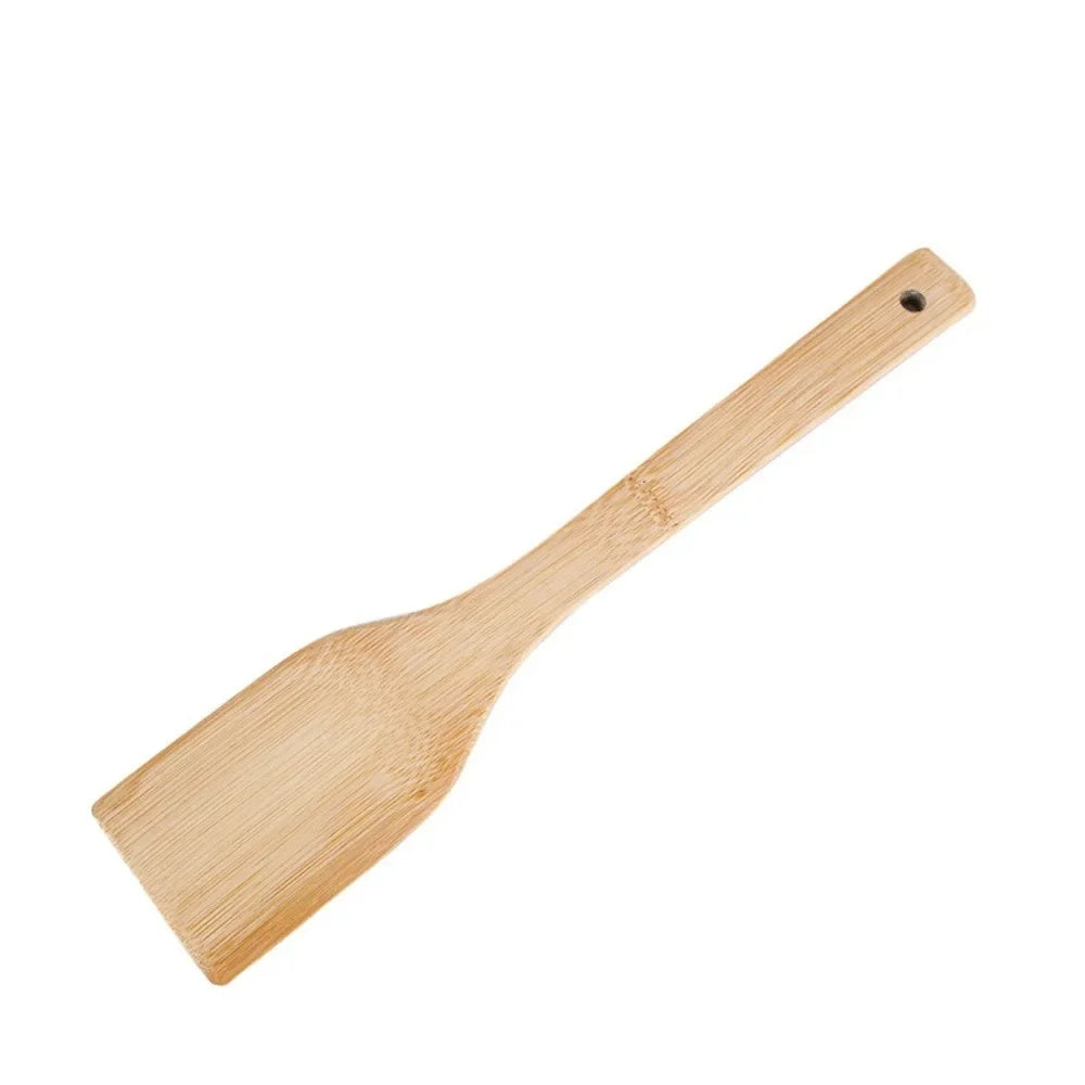 Alishan Bamboo Spatula Set | Non-Stick Frying Pan Utensils