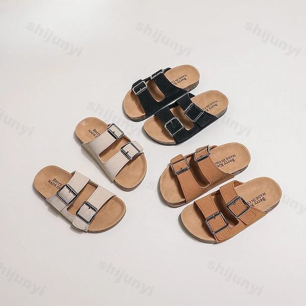 Children Sandals 2025 Girls Boys Summer New Fashion Korean Soft Sole