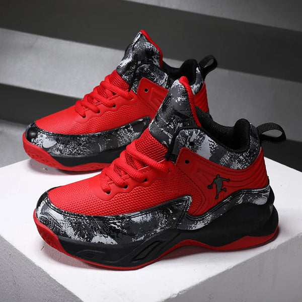 2025 Basketball Shoes For Kids Sneakers New Boys Brand Thick Sole