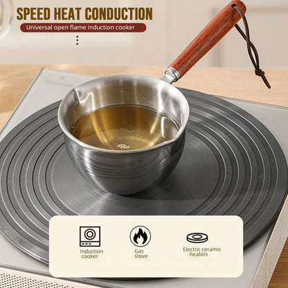150-300ml Stainless Steel Butter Melting Pot | Hot Sauce Pan