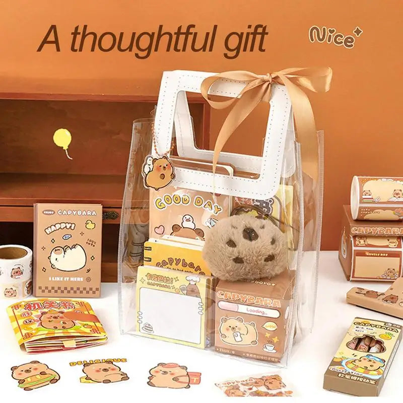 Capybara Stationery Set – Graduation & Birthday Gift