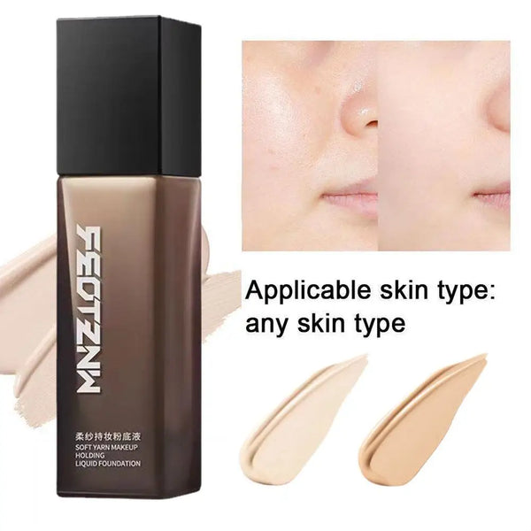 Soft Yarn Makeup Holding Foundation Liquid Foundation Matte