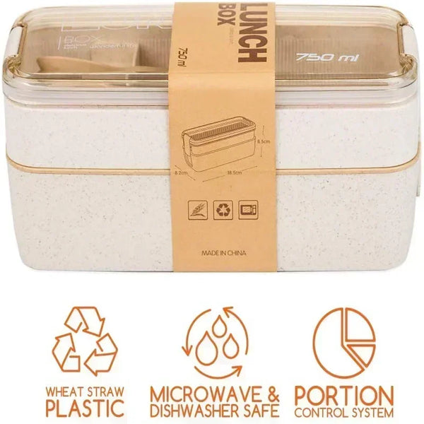 Safe Lunch Food Container Kids Bento Box Leakproof Lunch Containers