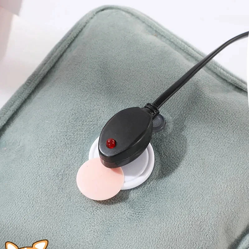 Reusable Electric Hand Warmer | EU Plug Hot Water Bottle
