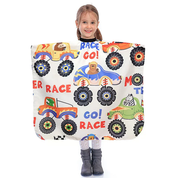 Kids Cartoon Car Haircut Hairdresser Professional Hair Cut Salon