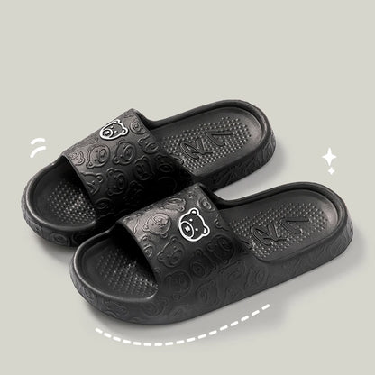 Cute Bear Women's Slippers - Summer Indoor Anti-Slip Shoes