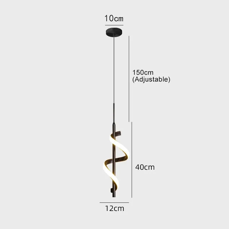 Nordic Minimalist LED Wall Sconce Black White Gold Decorative