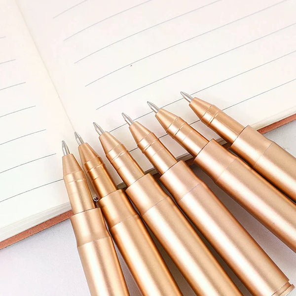 5pcs Bullet Shaped Ballpoint Pens Novelty Pens Bullet Shaped