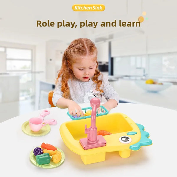 Kitchen Sink Toys Kitchen Toys For Kids With Tableware Accessories
