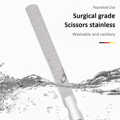 Double-Sided Stainless Steel Nail Files for Manicure