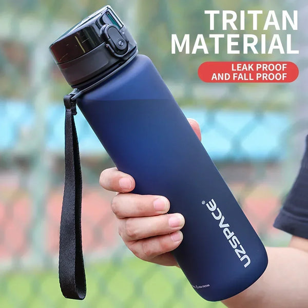 Water Bottle 500ML 1000ML Bpa Free Leak Proof Portable For Adult