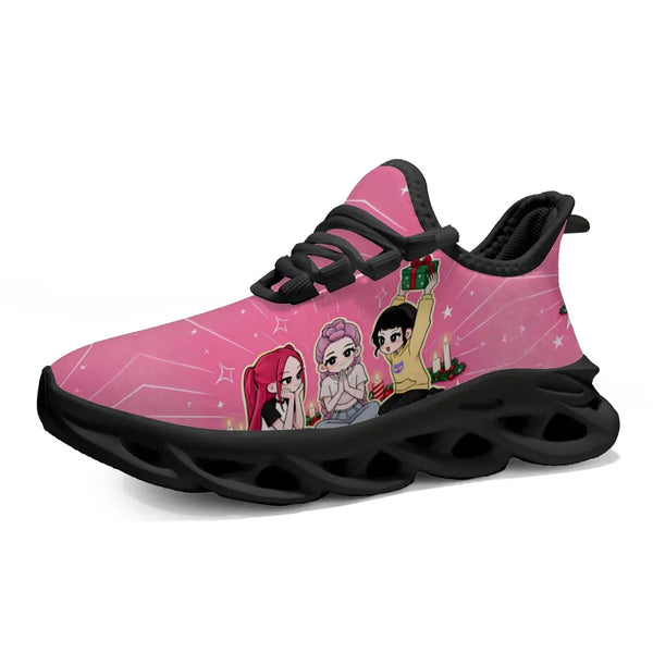 Kids Outdoor Running Shoes Breathable Mesh Walking Gym Sneakers