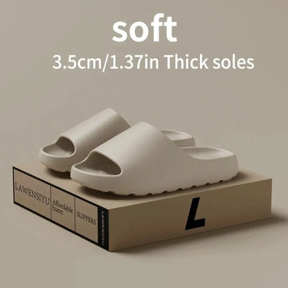 Thick-Sole Coconut Slippers - Non-Slip Summer Sandals