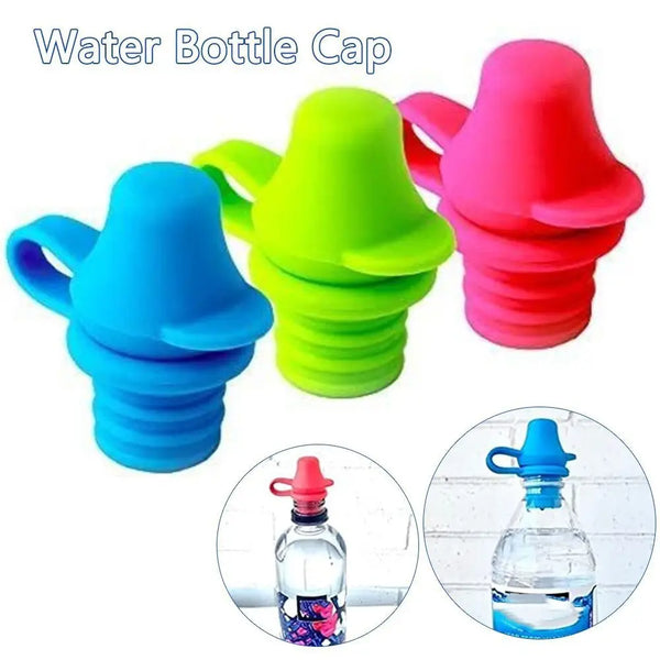 Baby Water Bottle Cap Silicone Bottles Cover Anti Spill Top Spout