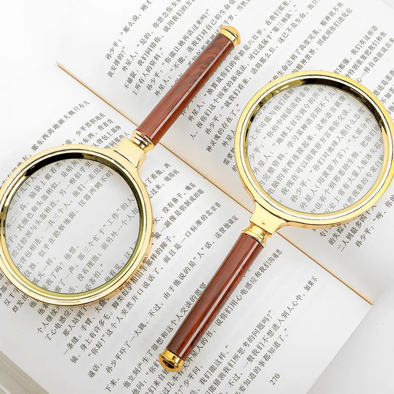 Handheld High-Definition Old Magnifying Glass Handheld Children's Magnifying Glass Reading for The Elderly for People