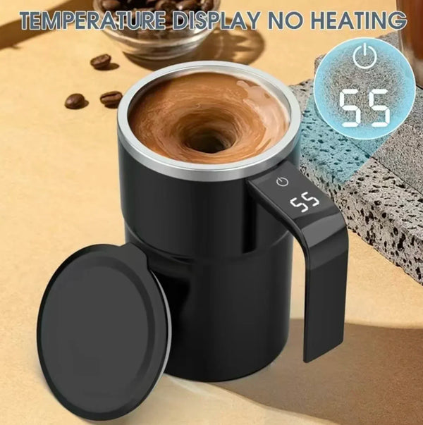 380ML Electric Coffee Self Mixing Mug Ip67 Waterproof Coffee Charger